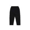 Black Open Hem Sweatpants